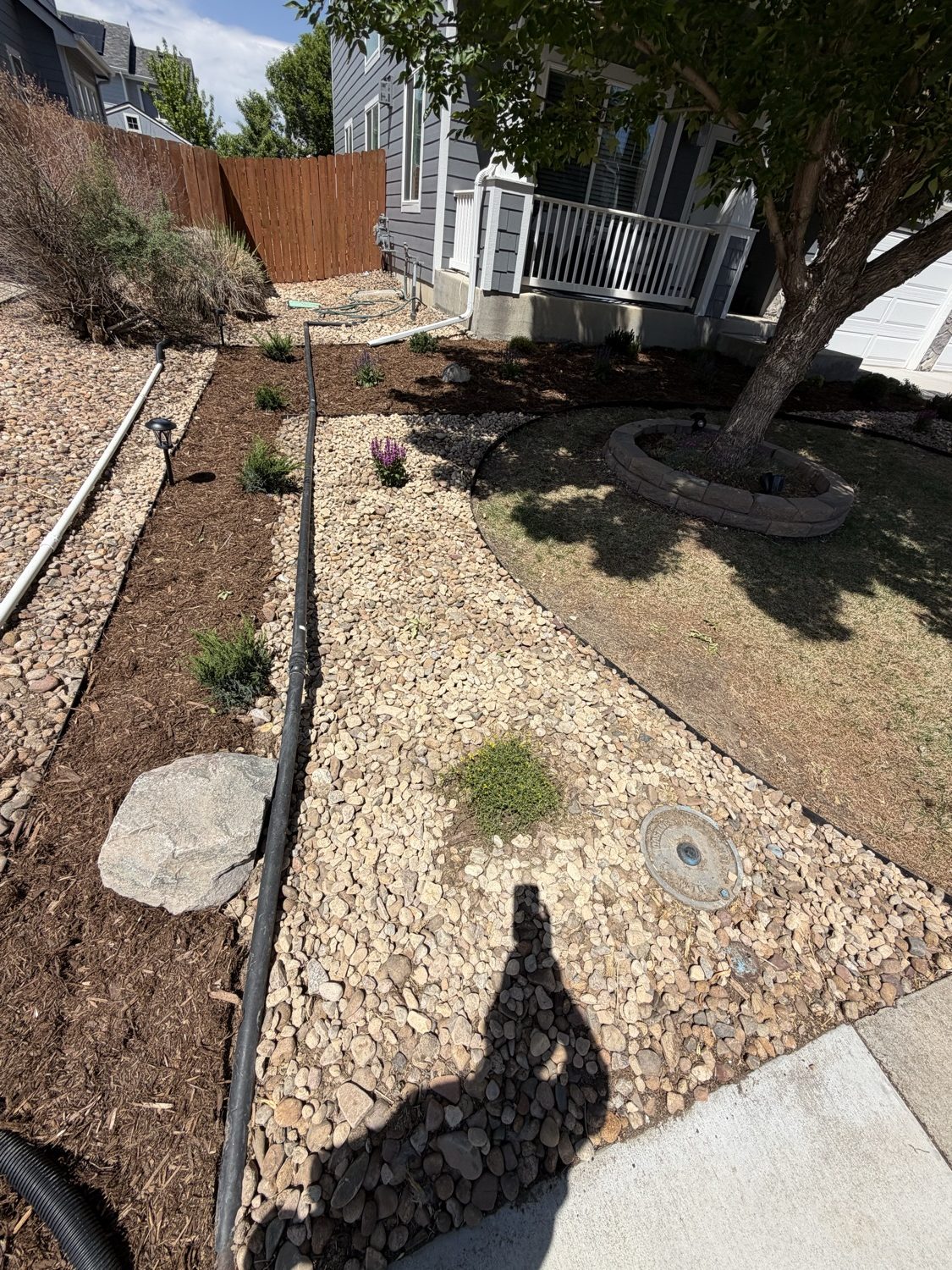 CJ Landscaping planting beds and design
